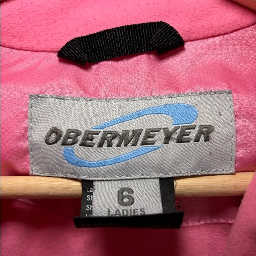 Vintage Pink Obermeyer Lightweight Jacket - size 6 - Picture 3 of 5